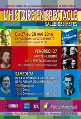 Affiche L'Histoire en Spectacle 2016 à Montarnaud - JPEG - 589.9 ko
