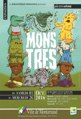 Affiche de l'exposition "Les Monstres" - JPEG - 223.2 ko