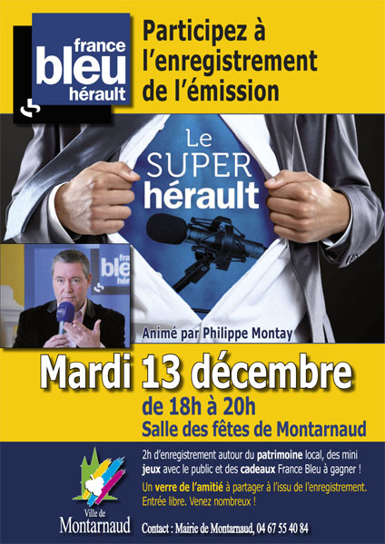 Affiche Le Super Hérault de Radio France Bleu