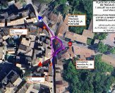 Plan de la circulation alternée sur la Place de la Fontaine - JPEG - 288.4 ko