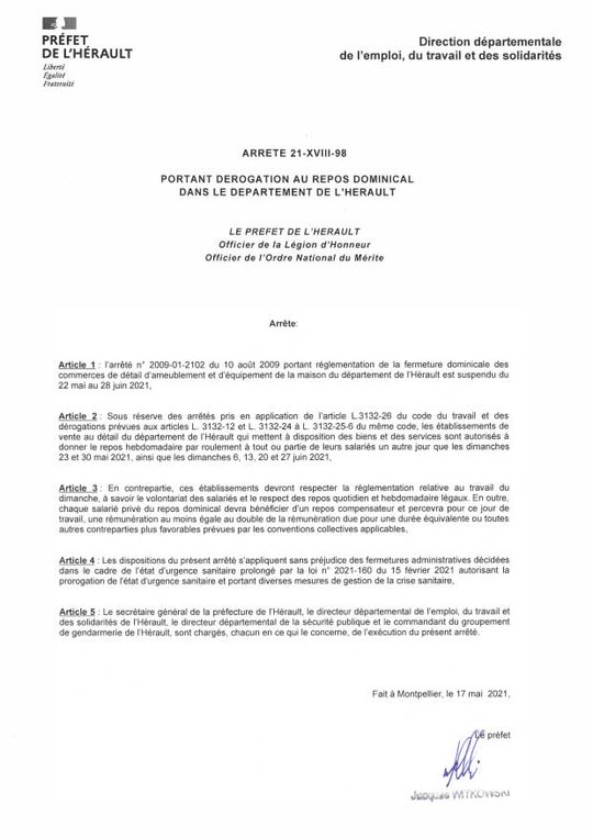 Arrêté Préfectoral du 17 mai 2021 - PDF - 1.4 Mo